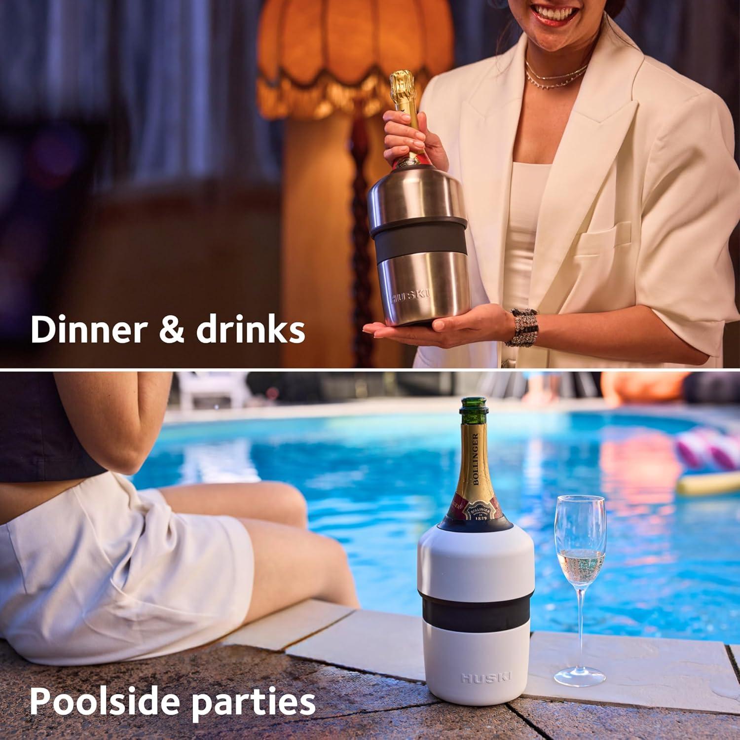 Best Champagne Cooler – Huski Iceless Design | Keeps Wine Cold Up to 6H Review